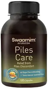 Piles Care Ayurvedic Hälsosamma kosttillskott för kvinnor Hälsa, 100% Naturlig - Inga tillsatta kemikalier och glutenfri, 120 kapslar