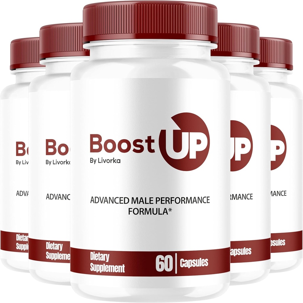 LIVORKA Boost Up Advanced Formula Supplement för Män - 300 kapslar - Pack med 5