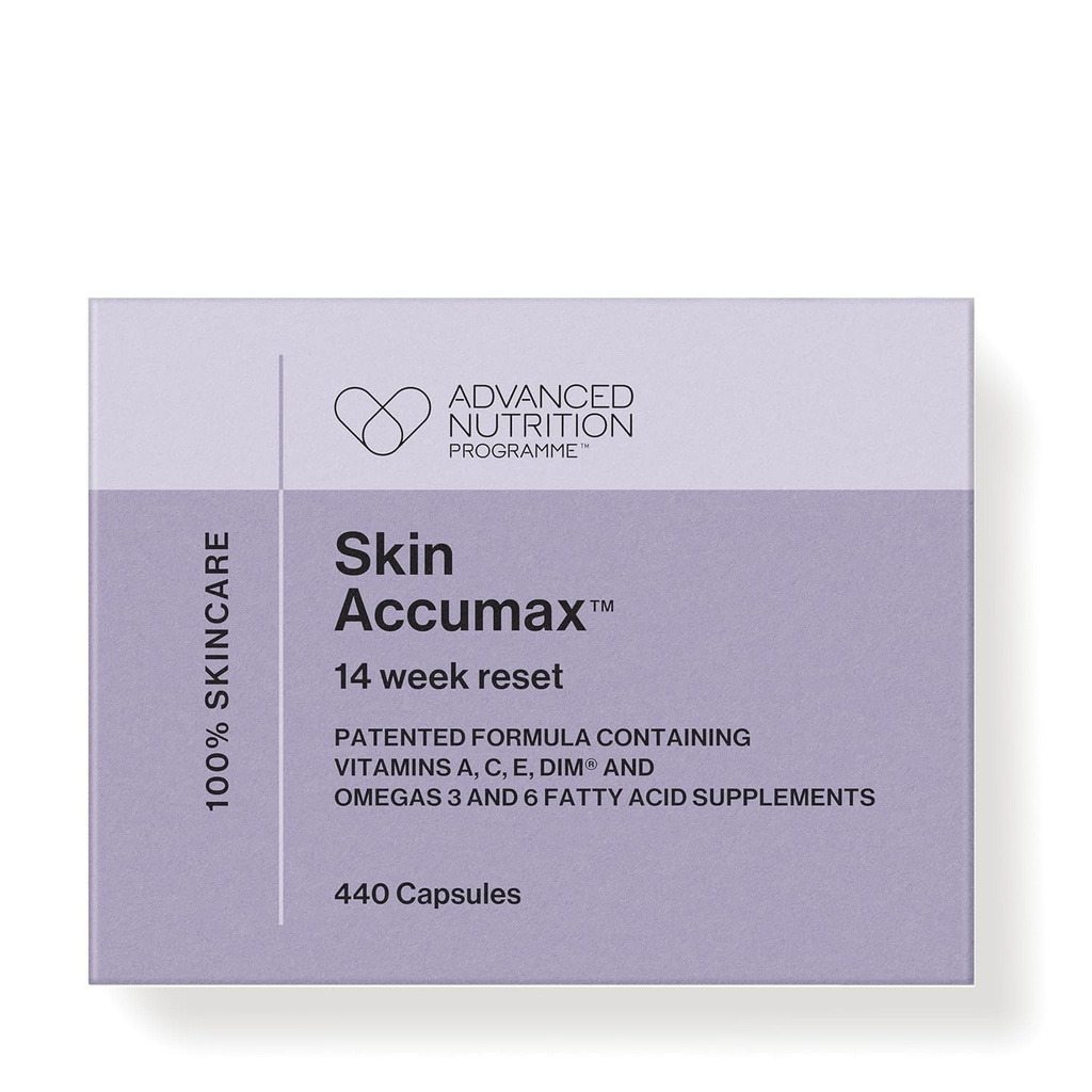 jane iredale Skin Accumax Nutritional Supplement Capsules förbättrar Acne & Promote Healthy Skin innehåller vitamin A, C och E Vegan & Gluten-Free
