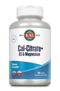 KAL Cal-Citrate+, Cal-Citrate Plus-vitamiini D-3 ja 500 mg magnesiumia, terveitä luita ja hampaita, gluteeniton ja Lab varmistettu laadusta, 30 tarjoilua, 120 tablettia