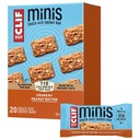 CLIF BAR Minis - rapea maapähkinävoi - valmistettu orgaaninen Kaura - 5g proteiini - ei-GMO - Kasvipohjainen - Välipala-koko energiapatukat - 0,99 oz. (20 pakkaus)