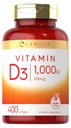 Carlyle-vitamiini D3 1000IU ... 400 Softgels...