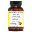 Barlowes Herbal Elixirs Omegia SeaberryTM | Sea Buckthorn | Komplett Omega 3, 6, 7, 9 fettsyror | 500mg Per Capsule | 60 Veggie Capsules | Glass Bottle | Stearate Free