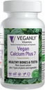 VEGANLY-vitamiinit- Vegaani Kalsium Plus 7 terveille luut ja hampaat (60 kapselia) Kasvipohjainen täydentää