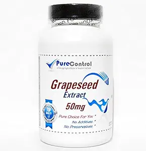 Viinirypäleensiemenuute 50mg // 100 kapselia // Pure // PureControl Supplements