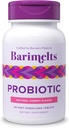 Barimelts Probiotic, 5 miljarder CFU - 60 Fast-Dissolving tabletter (2-månaders leverans) - Sockerfri probiotika för kvinnor, stöd Gut Health efter bariatrisk kirurgi, Natural Cherry smak