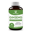 Herbal Heaven Natural Energy and Focus Ginseng Kapselit 90 Count for Vitality and Wellness - 100% kasviperäisten Formula