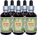 Muira Puama (Ptychopetalum Olacoides) Glyseriitti, orgaaninen alkoholiton nesteuute (Brand name: HerbalTerra, Proudly Made in USA) 5x2 fl.oz (5x60 ml)