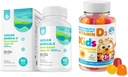 DR. MORITZ D-vitamiini Gummies lapsille ja aikuisille ja Vegan Omega 3 Softgels