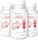 (3 Pack) Terraform Pure TUDCA (Tauroursodeoxycholic Acid) - 500 mg Per servering - Pure Liver Support & Health - 60 kapslar