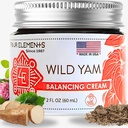 Four Elements 4E Wild Yam Balancing Cream, 2 OZ - 1st Place Winner at the 2023 International Herb Symposium for Creams and Salves! Ylpeästi Farmed, Crafted and Packed in WI, USA.