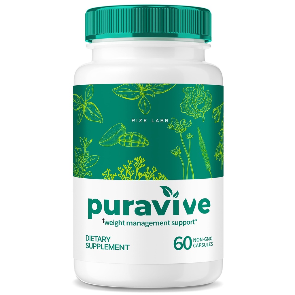 rize labs Puravy Weight Loss Capsules - Exotic Rice pillereitä lisätä BAT- ja energiatasot, Detox & Cleanse Capsule, Puravy Reviews Non-GMO Helppo niellä täydentää tabletteja (60 kapselia)