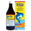 Ballena Azul Aceite de Hígado de Bacalao para Adultos y Niños, COD Maksaöljy aikuisille ja lapsille, Hyvä lähde vitamiinit A, D, E, B1, ravintolisä, Omega 3, Inmune System Boost (ORANGE 15 OZ)