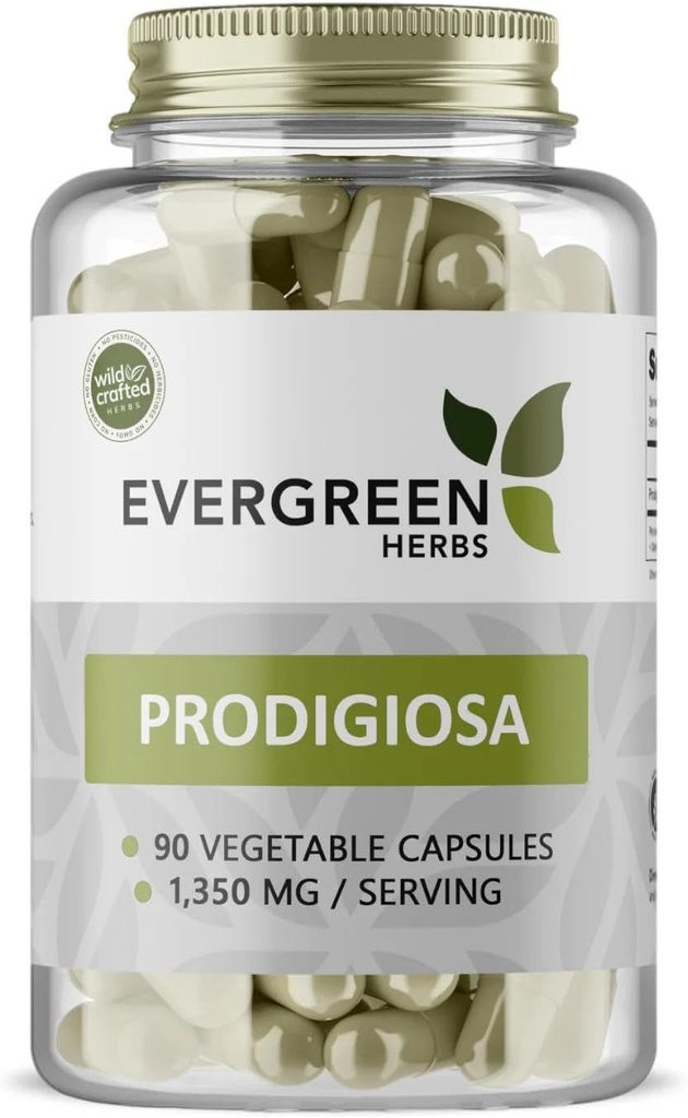Evergreen Herbs Prodigiosa (Capsules) - Tampere Proof Seal varmistaa tuoreutta.