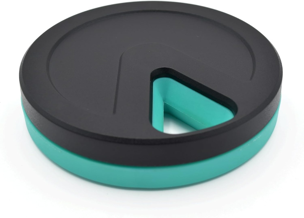 Travel RX Pill Case by Type Two Labs – Weekly 7 Day Pill Box, Compact Magnetic Organizer for Pills passar Purses or Pockets, Rugged Daily Caddy Holds Vitamins, Supplements and Medication. (Vibrerande Teal)
