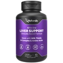 Naturalis Silymarin Milk Thistle 1300mg Parannettu B Complex & Aminohapot ... 13-in-1 Maksan Cleanse, Detox & korjaus ... 60 Maksa Essential Softgels