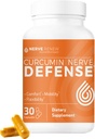 NERVE RENEW Curcumin Nerve Defense with Meriva Curcumin Phytosome for Complete Nerve Nourishment and Comfort - Optimoitu Curcumin with Black Pepper Extract - 30 kapselia