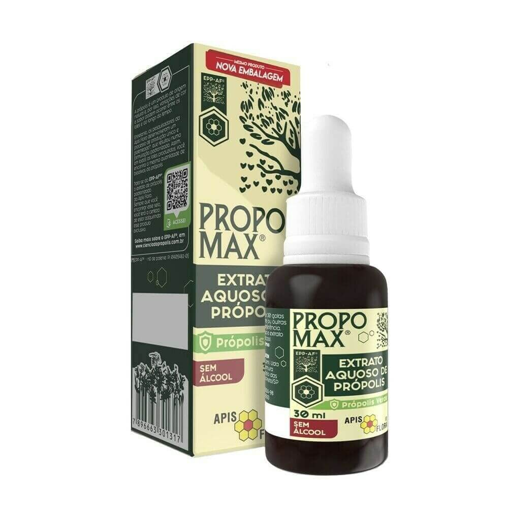 Apis Flora Brasilialainen vihreä mehiläinen Propolis, korkea flavonoidien ja Artepillin-C 7, vahaton, alkoholiton, 30 ml (Pack of 2)