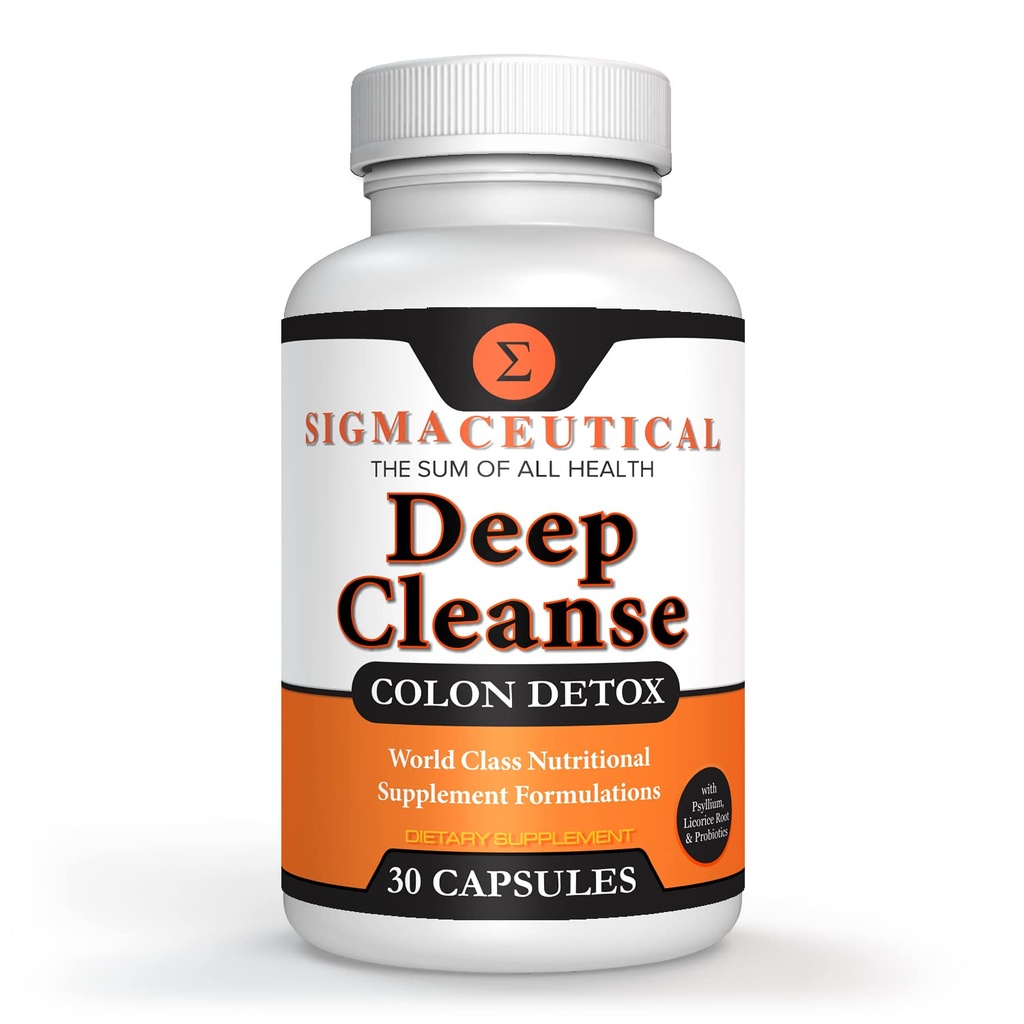 1 Day Colon Cleanse - Detox Cleanse - Bowell Cleanse & Laksative - Bowel Detox - Colon Cleanser & Detox - 30 kapselia