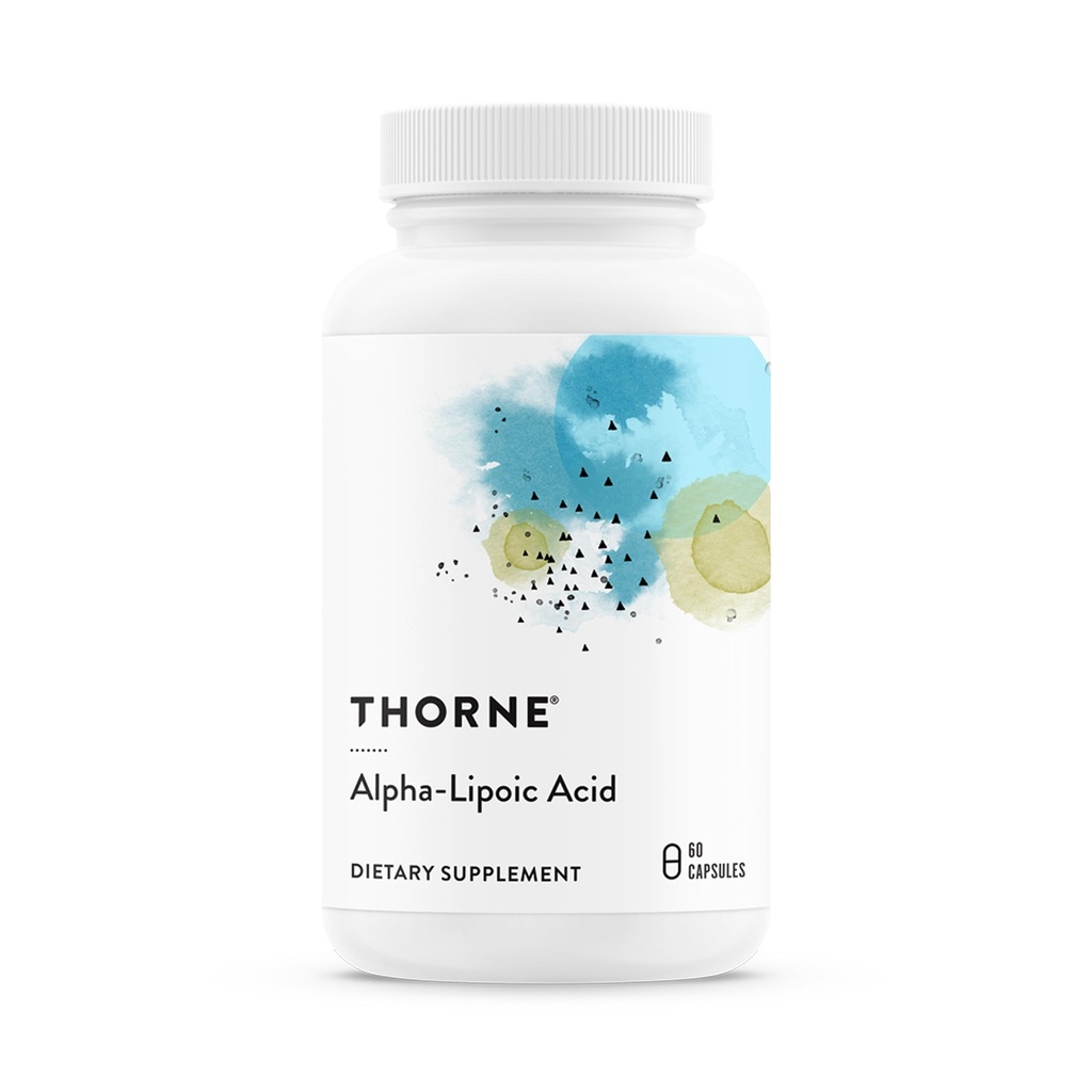 THORNE - Alfa-Lipoic Acid - 300 mg - Tillägg för lever Detox, Antioxidant Support, Nerve Health & Mental Sharpness * - 60 portioner