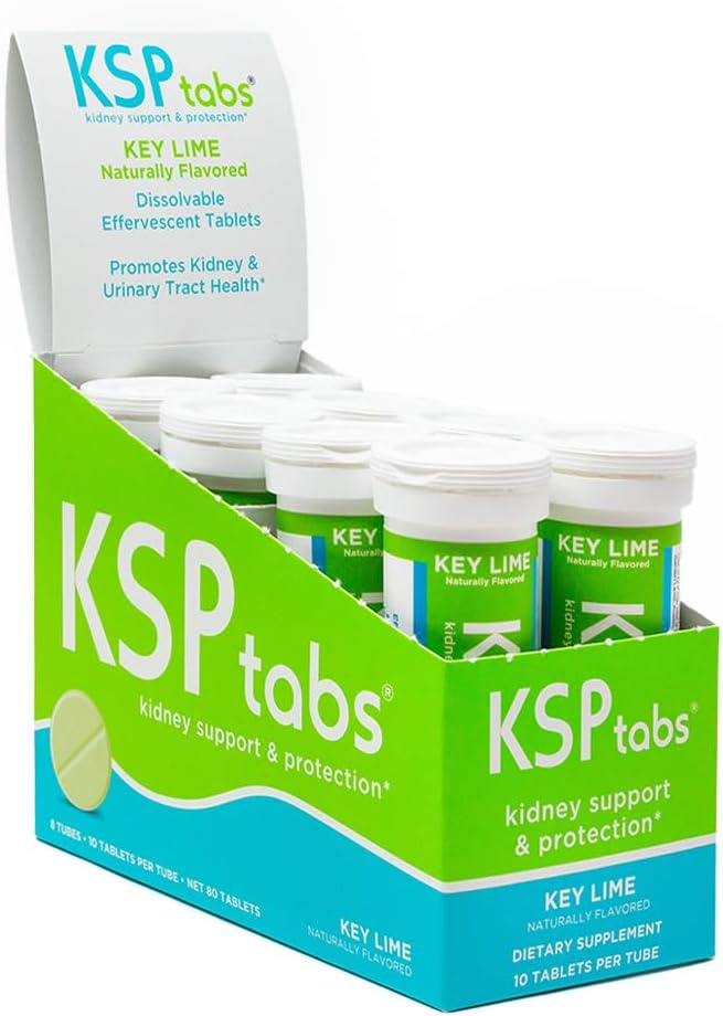 Key Lime All Natural Hydration & Munuaisten terveys täydentää Combat Kalsiumoksilaatti kristalli Formaatio, 80 tablettia