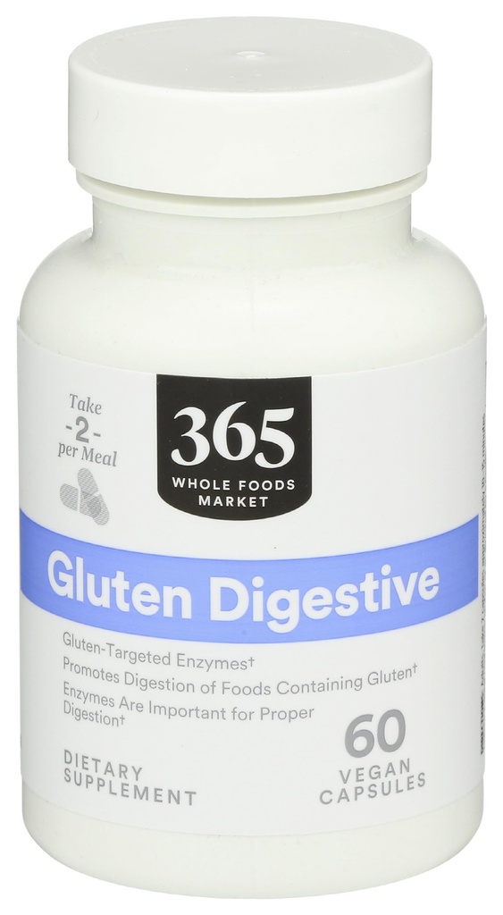 365 by Whole Foods Market, Entsyymit Gluteenittomat, 60