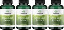Swanson Olive Leaf Extract kapselit 20% Oleuropein - (120 kapselia, 500 mg Each) 4 pulloa