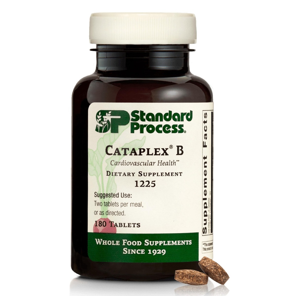 Standard Process Cataplex B - Hermoston ja sydämen terveys täydentää - sisältää B-vitamiinit energiatukea - tukee energian aineenvaihdunta - ei- meijeri & ei-soy - 180 tablettia (90 tarjoilua)
