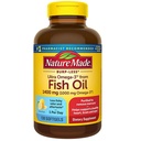 Luonto valmistettu Ultra Omega-3 Burpless Fish Oil 1400 mg Softgels w. Omega 3 1000 mg 130 Ct