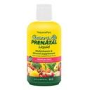 Natures Plus Life Prenatal Liquid, Trooppiset hedelmät - 30 fl oz - Multivitamiini & Mineral Supplement - Ravitsemustuki raskauden aikana - Gluteeniton, kasvissyöjä - 30 tarjoilua