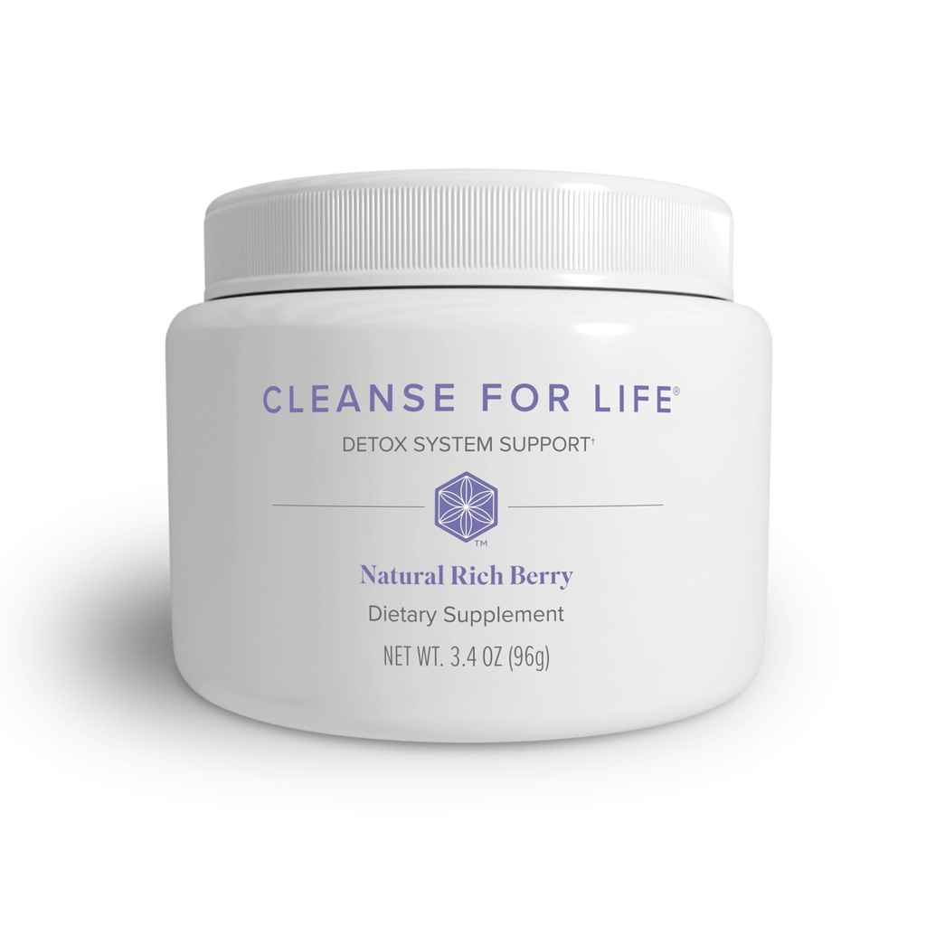 Isagenix Cleanse for Life - Powder Supplement for Cleanse Drink with no laksatives or Diuretics - Support Metabolia with vitamiine B12 & Niacin - Natural Rich Berry -3,4 Oz (16 Servings)