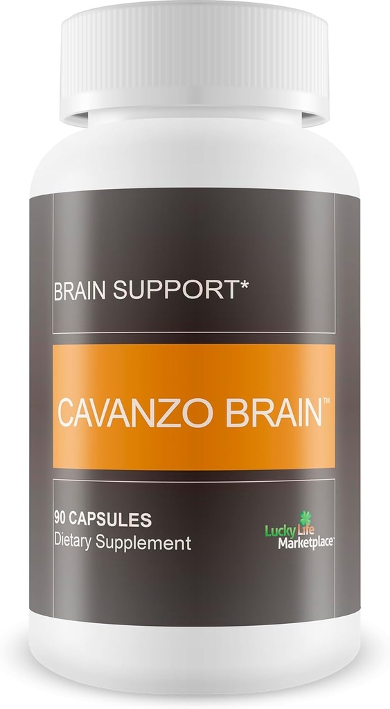 Cavanzo Brain Support - Brain Support Supplement Parantaa muistia Focus ja aivot Function - Memory - Focus - Clarity - Recovery - Stamina - Cavanzo Frankincense Parannettu Kapselin muotoilu