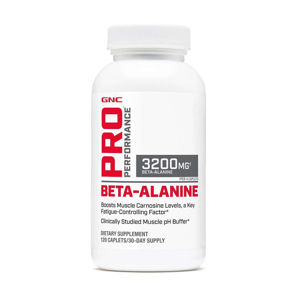GNC Pro Performance Beta-Alaniini, lisää harjoitus suorituskykyä ja vähentää lihasten arkuus, Näytetään lisätä avain väsymyksen ohjaustekijä, 3. puolue testattu, Carnosyn, makuamaton, Gluteeniton, 30 Svg