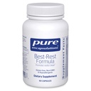 Puhdas Capsulations Best-Rest Formula - tukee levollinen uni - rentoutumista - levollinen uni täydentää - ei-GMO & Vegan - 60 kapselia