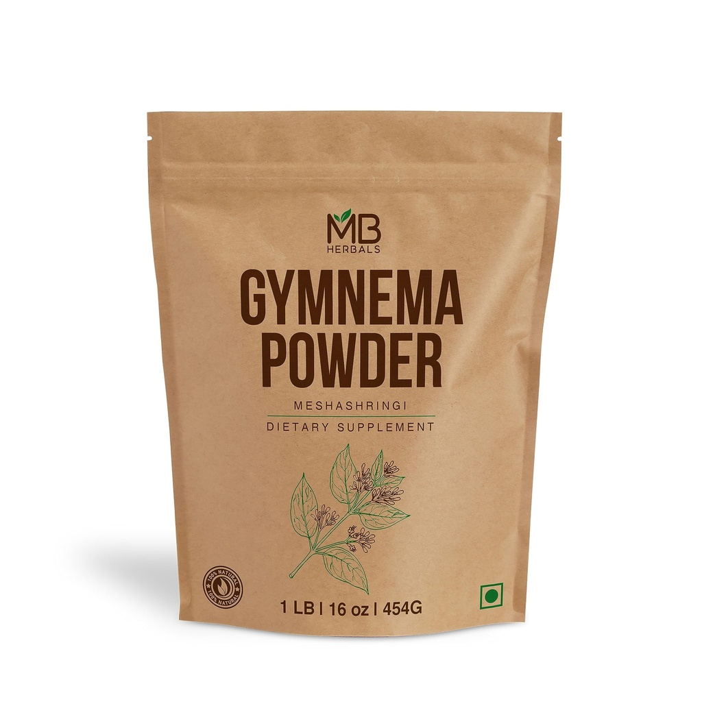 MB Herbals Gymnema Leaf Powder 1 lb / 16 oz ... 454 Gram...