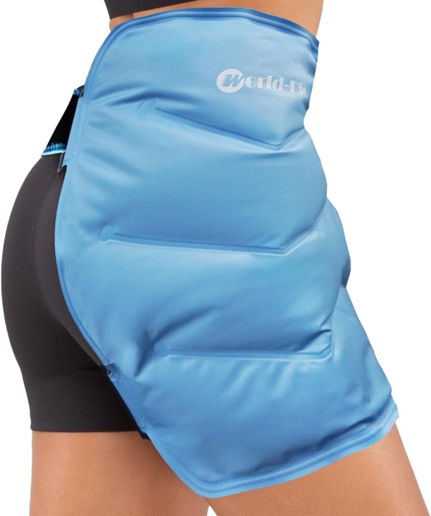 Hip Ice Pack kääre leikkauksen jälkeen, uudelleen käytettävä kylmä pakkaus Bursitis hip korvaava kirurgia, Hip Flexor Pain, Gel Ice Packs hip loukkaantuu kylmä compress terapia, Ice Pack kääre iskia, turvotus