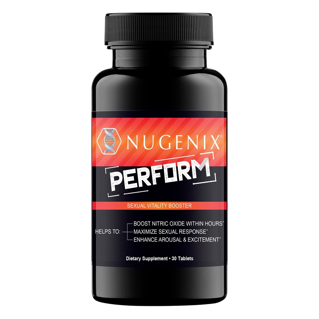 Nugenix Perform, Typpioksidi ja Vitality Booster miesten - 30ct