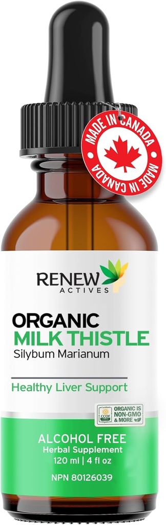 Renew Actives Milk Thistle Liquid Extract 110MG per 2ML 
