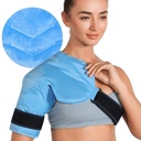 REVIX Hartiajäätelöpakkaus Rotator Cuff kylmään terapiaan, Arm Gel Ice Pack loukkaantumisille Uudelleenkäytettävä, joustava kylmä pakkaus kääre post-workout Recovery, väsymys ja olkapään epämukava, sininen