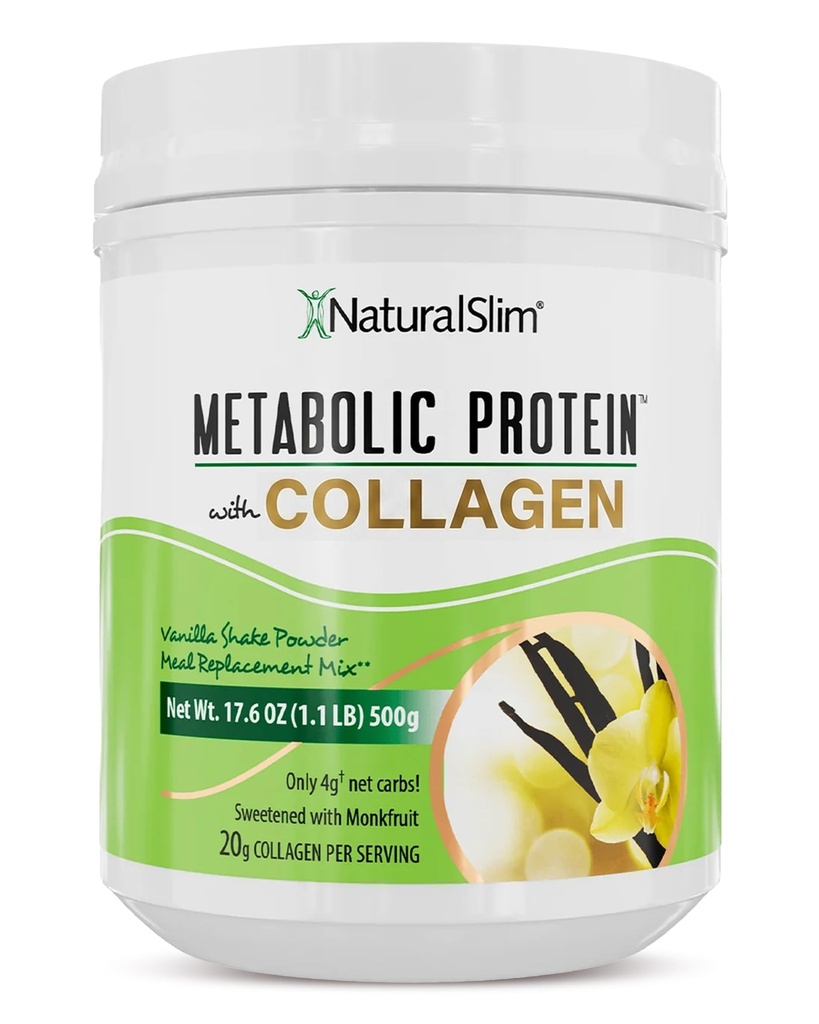Metabolinen proteiinijauhe kollageenin kanssa, heraproteiinijauheen Shake, hydrolysoitu kollageeni ja L-glutamiini aineenvaihduntaa varten, digestio, iho, nivelet ja lihakset, vähähiilisen aterian korvaaminen, 17.06 oz