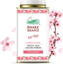 Snake Brand Kuumuuden Jäähdytysjauhe arjen käyttöön - anti-Chafing, Heat Rash Relief, Soft Sakura Scent (4.9 Oz / 140g)