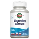KAL Magnesiummalate 400 mg, kelated magnesium Supplement Malic Acid, Terveellinen energia & Lihas Function Support, Enhanced Absorption, Vegan, ei-GMO, 45 Servings, 90 Veg Tabs