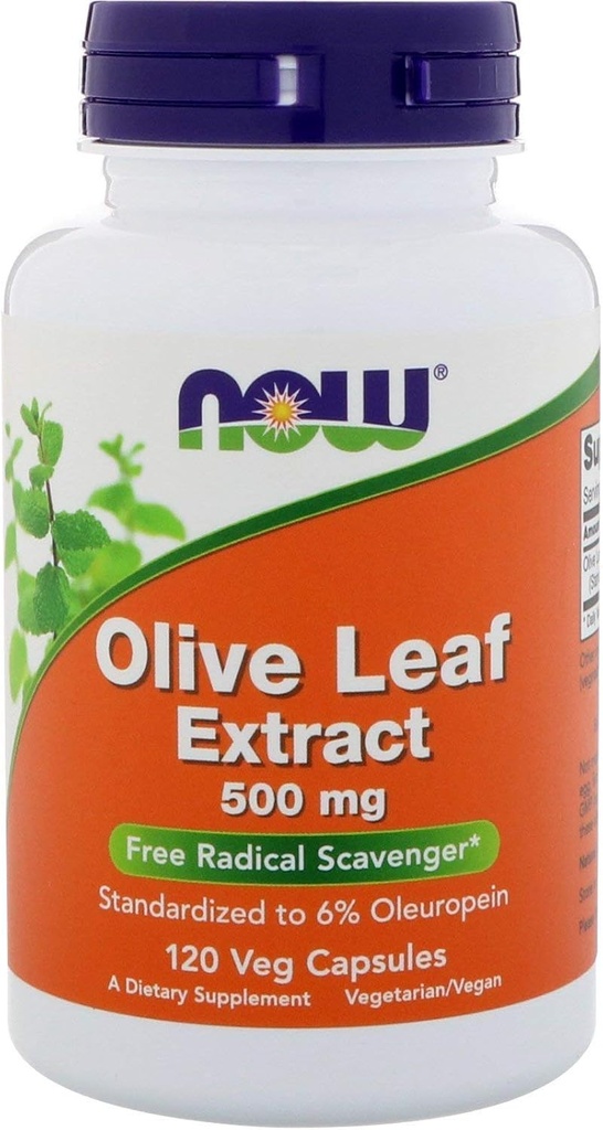 Olive Leaf Extract 500mg 120 VegiCaps (Pakki 2)