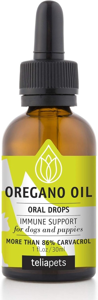 Vetercure Oil Oral Drops Lemmikkieläimet- Luonnollinen Immuuni tuki koirille ja pentuja - Lemmikki täydentää - Deep Cleansing Action for Perfect koiran turkki, iho & yleisterveys-1 fl.oz
