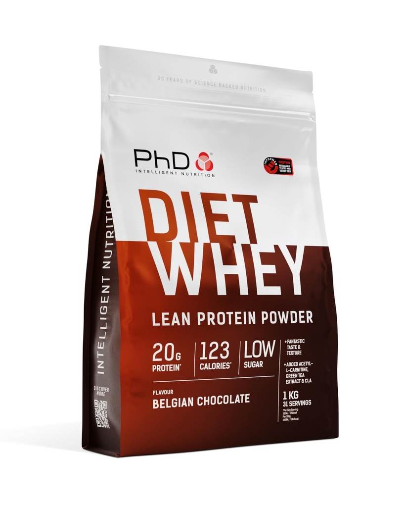 PhD Diet Whey 1kg belgialaista suklaata