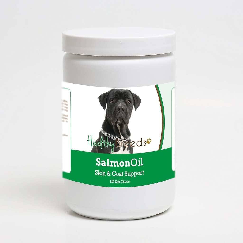 Terveet rodut Cane Corso Salmon Oil Soft Chews 120