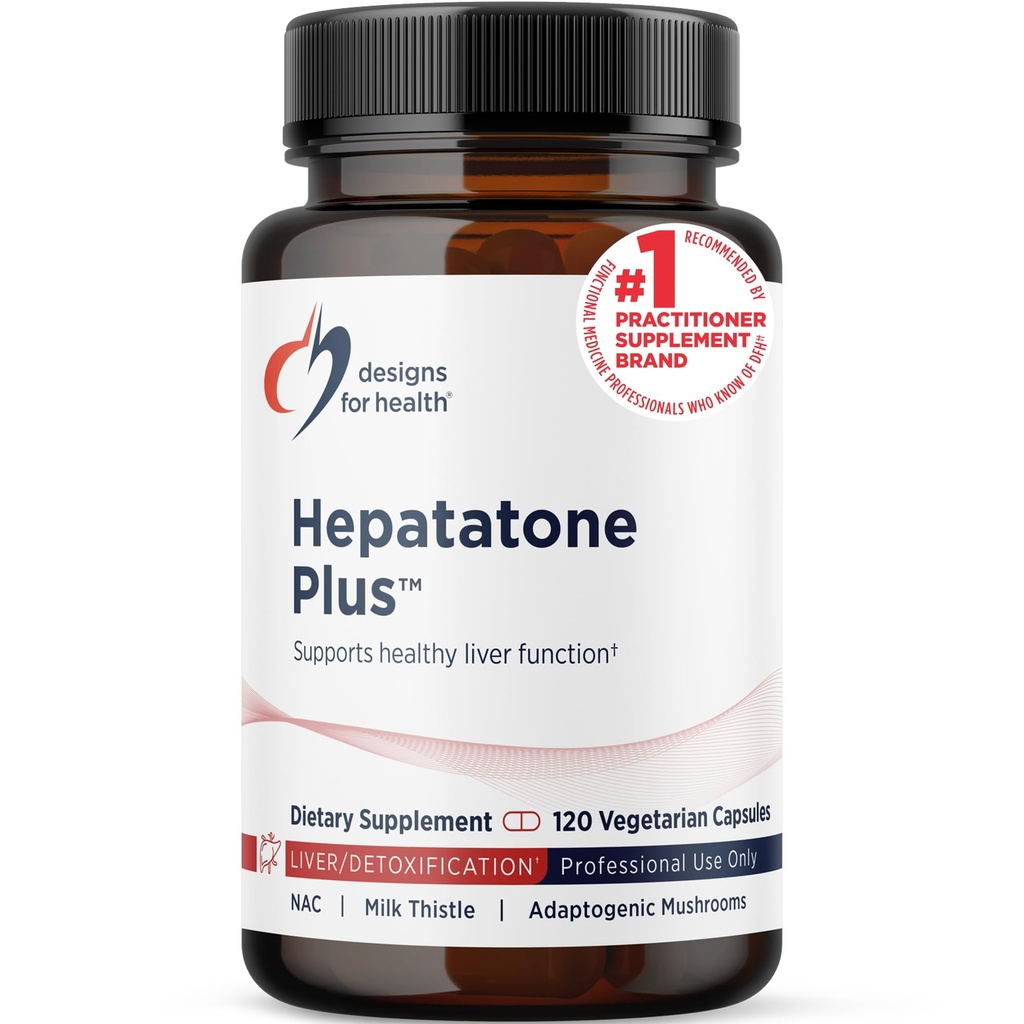Designs for Health Liver Support Capsules - Maksatone Plus Milk Thistle, NAC, Schisandra - Mushroom Otteita Cleanse + Immuuneja tukea - Maksa Detox täydentää miesten + naisten (120 kapselia)