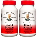 Christopher's Original Formula Blood Stream Formula - Verenkierron lisäravinteet - tukee vein Elasticity, puhdas & puhdas verenvirtaus - pakkaus 2