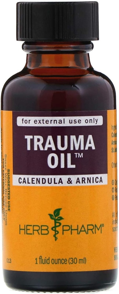 HERB PHARM Trauma öljyyhdiste, 1,2 punta (FAOIL01), 1 Fl Oz (Pakki 1)