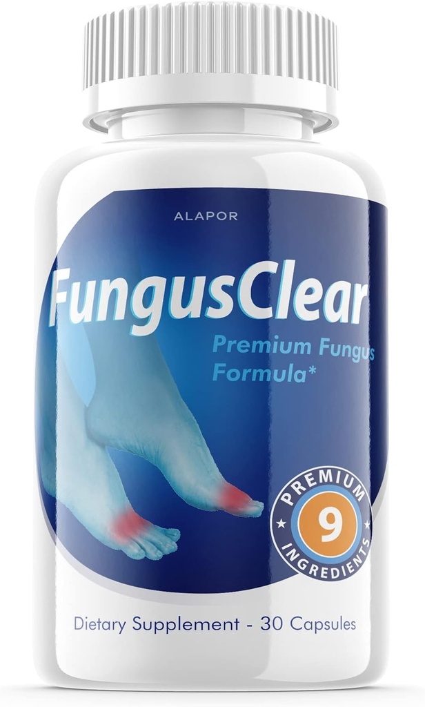 Fungus Clear - Probiotiska piller, Advance Formula Fungusclear Capsules, Max, för 30 dagars leverans.